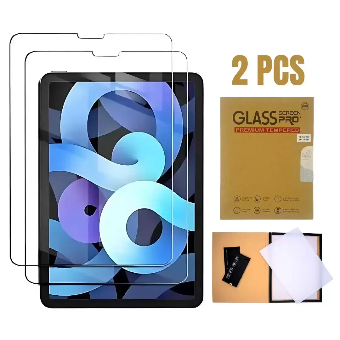 iPad 2018/2020/2021/2022 12.9" Clear Tempered Glass(2in1)